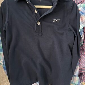 Vineyard Vines Dark Blue Boys Kids Polo